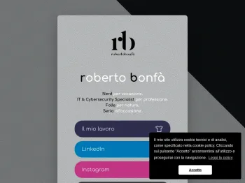 robertobonfa.io - Nuova grafica e non solo